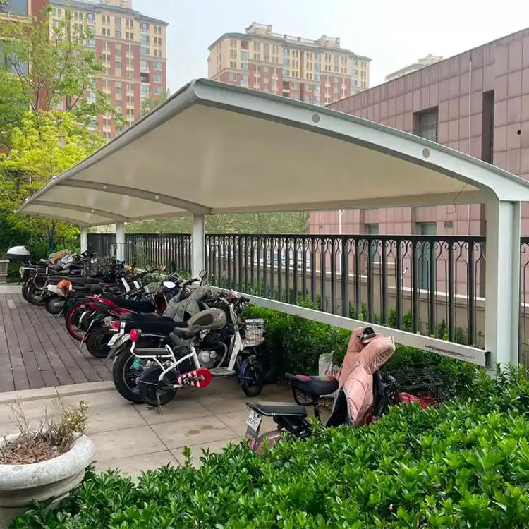 禹城市膜结构电动车棚